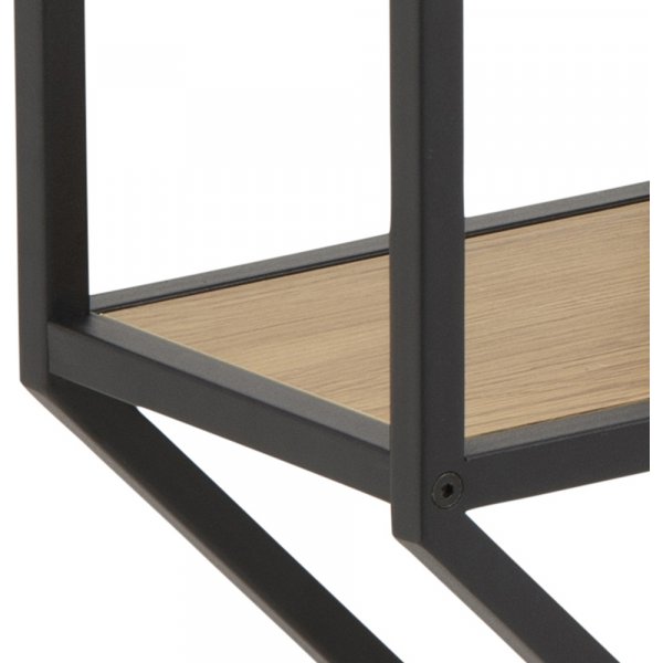 Seaford Wandregal 77 cm - Eiche/schwarz