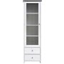 Salvador Vitrine - Wei/Schwarz/Glas