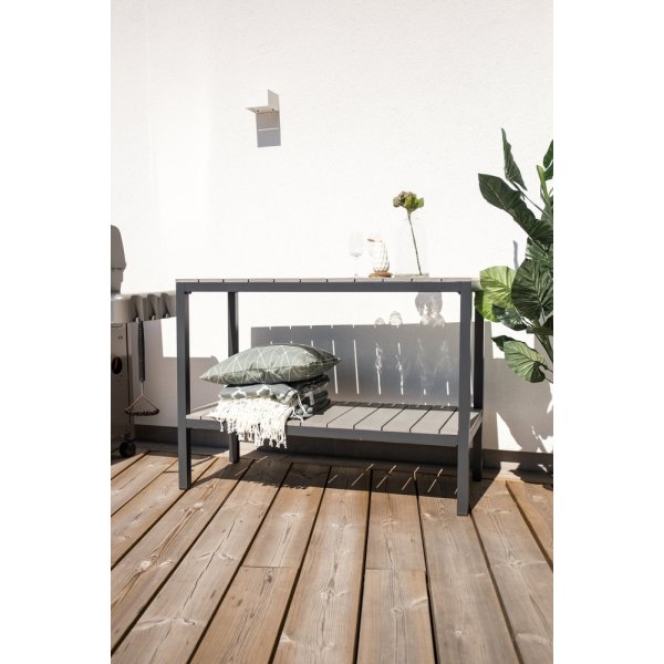 Parma Beistelltisch - Schwarz/Grau