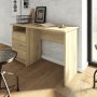 Function Plus Schreibtisch 120,1 x 48,1 x 72,6 cm - Eiche