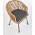 Cadeira Esszimmerstuhl 400 - Rattan + Mbelpflegeset fr Textilien