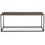 Mio Couchtisch 120 x 60 cm - Braunes Eichenfurnier / Schwarz