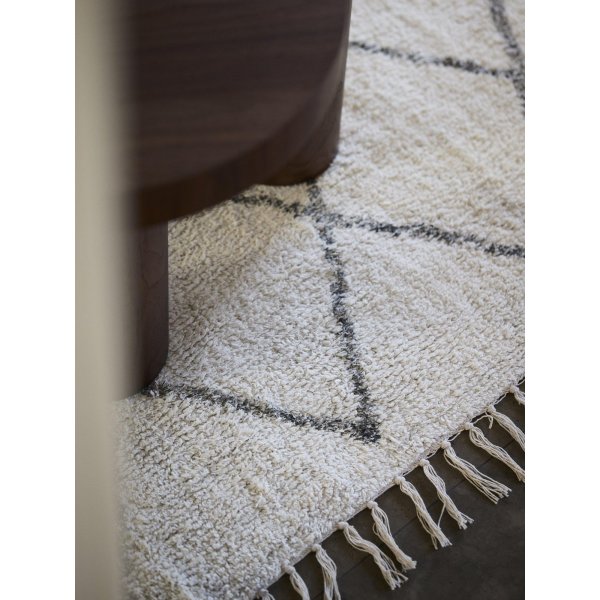 Hochflorteppich - Offwhite Hochflorteppich - Offwhite