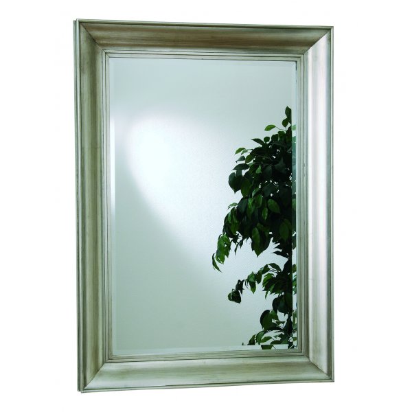 Planer Wandspiegel silber 110x80 cm Vertikal / Horizontal