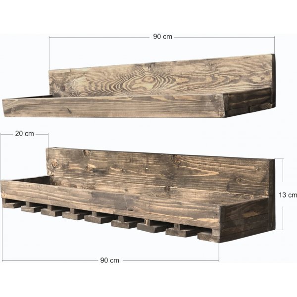 Rafa Wandregal 124 - Nussbaum