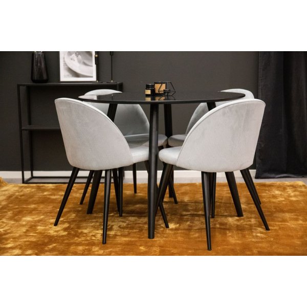 Bryan Viskoseteppich - Senfgelbe Viskose