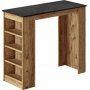 Style Stehtisch 120 x 51,6 cm - Kiefer/schwarz