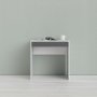 Function Plus Schreibtisch 74,7 x 48,2 x 76,7 cm - Wei/Grau