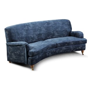Howard Luxor Club gebogenes 4-Sitzer Sofa - Frei whlbare Farbe!