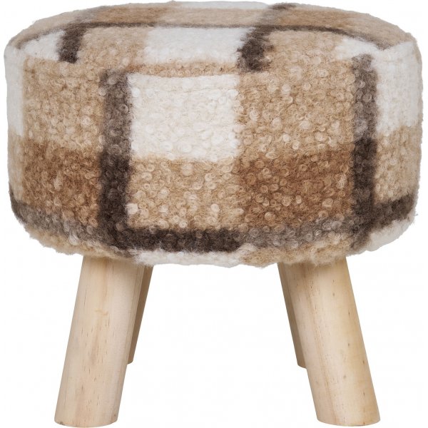 Aberdeen-Hocker - Braune Mischung