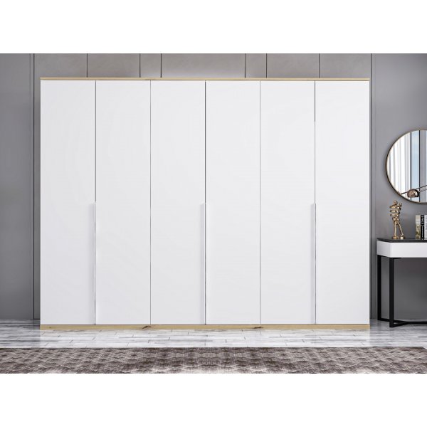 Lyn Kleiderschrank 270 x 52 x 206 cm - Wei