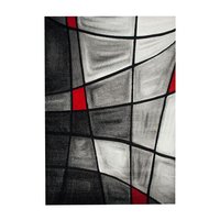 Maschinengewebter Teppich Turin - Rot Maschinengewebter Teppich Turin - Rot