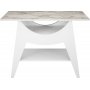 Ese Beistelltisch 100 x 35 cm - Wei