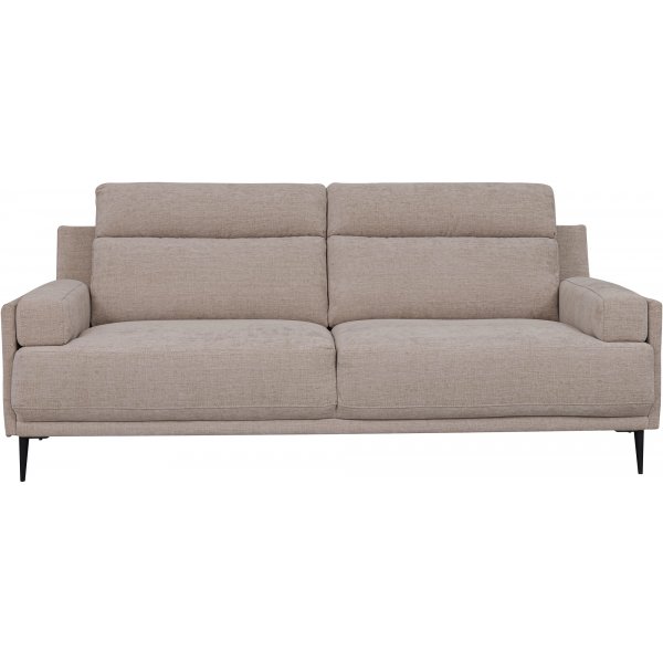 Sofa 3-Sitzer mit hoher Rckenlehne beige - Amsterdam