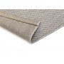 Flachgewebter Teppich Eleanora - Grau