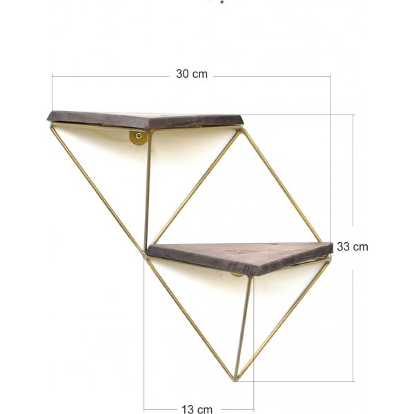 Walter Wandregal 75 - Nussbaum/Gold