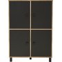 Vilamo Schrank 45 - Kiefer/schwarz