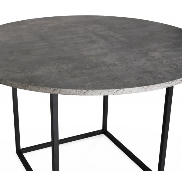 Sintorp Essgruppe, runder Esstisch Ø115 cm inkl. 4 Rohrstühle Castor - Beton (Laminat) + 4.00 x Stuhlkissen Sintorp Essgruppe, runder Esstisch Ø115 cm inkl. 4 Rohrstühle Castor - Beton (Laminat) + 4.00 x Stuhlkissen