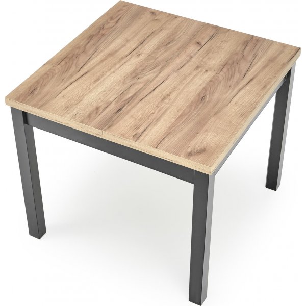 Callahan Esstisch 90-125 x 90 cm - Craft-Eiche/Schwarz