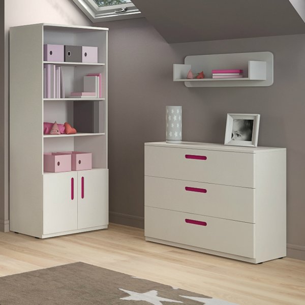 Tanja Kommode 3 - Wei�