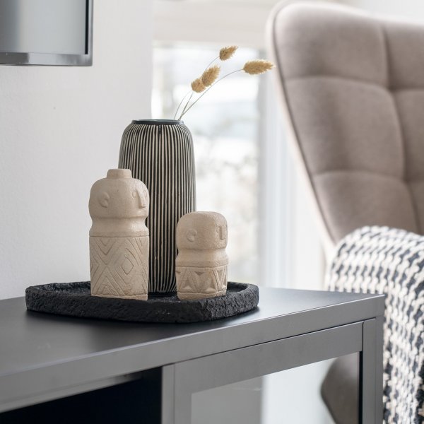 House Nordic Vase 18 - Schwarz/Wei