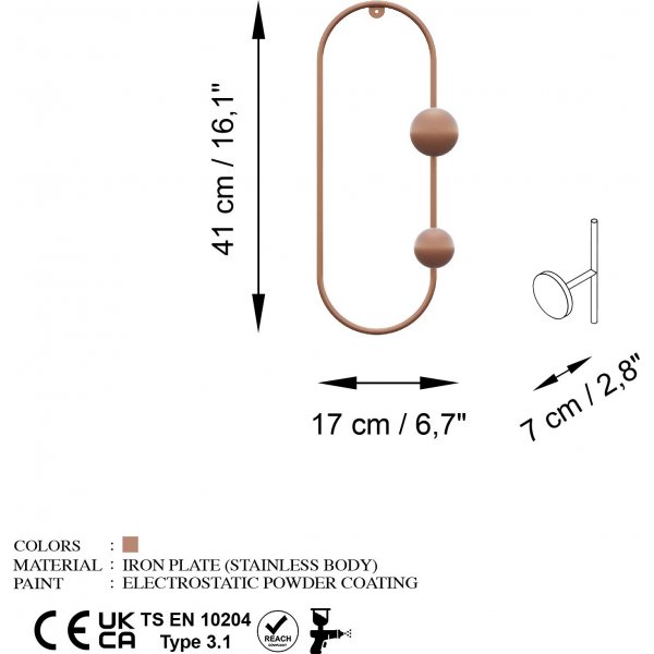 Cricket-Kleiderbügel - Kupfer Cricket-Kleiderbügel - Kupfer