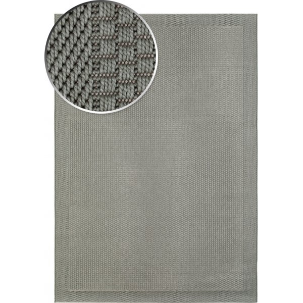 Flachgewebter Miami-Teppich in Grün Flachgewebter Miami-Teppich in Grün