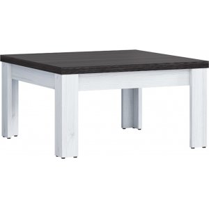 Hesen Couchtisch 75 x 75 cm - Wei/Schwarz