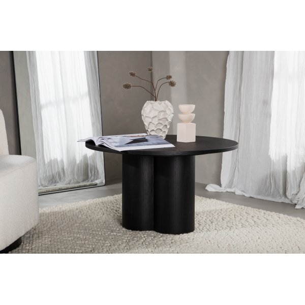 Couchtisch 80 cm schwarz - Olivia