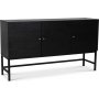 Carl Sideboard mit 3 Tren - schwarz gebeizte Eiche