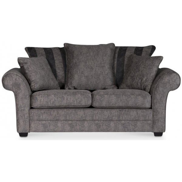 Sultan 2-Sitzer Sofa - grau/braunes Muster