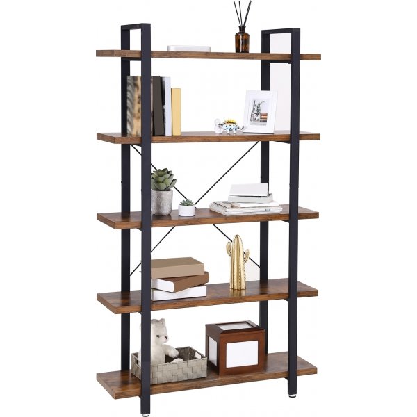 True Bcherregal - Braun/Schwarz