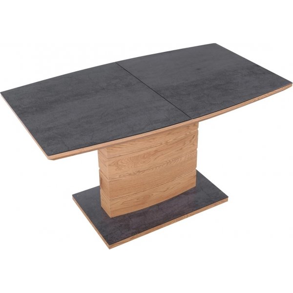 Viggen Esstisch 140-180 cm - Dunkelgrau/Eiche Viggen Esstisch 140-180 cm - Dunkelgrau/Eiche