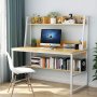Majestic Schreibtisch Eiche/wei - 120 x 60 cm