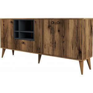 Nappa-Sideboard - Walnuss