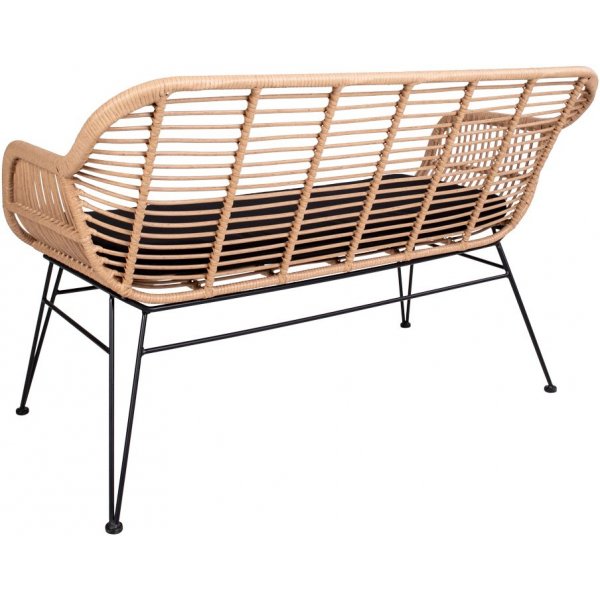 Rattansofa Trieste - Natur + Textilreinigung für Möbel Rattansofa Trieste - Natur + Textilreinigung für Möbel