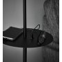 Linear Stehleuchte mit USB - Schwarz