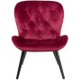 Batilda Sessel - Bordeaux (Samt)