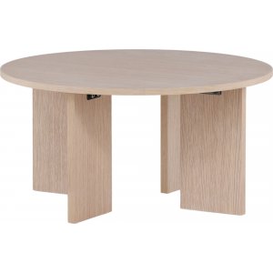 Askern Couchtisch 80 cm - Wei getncht