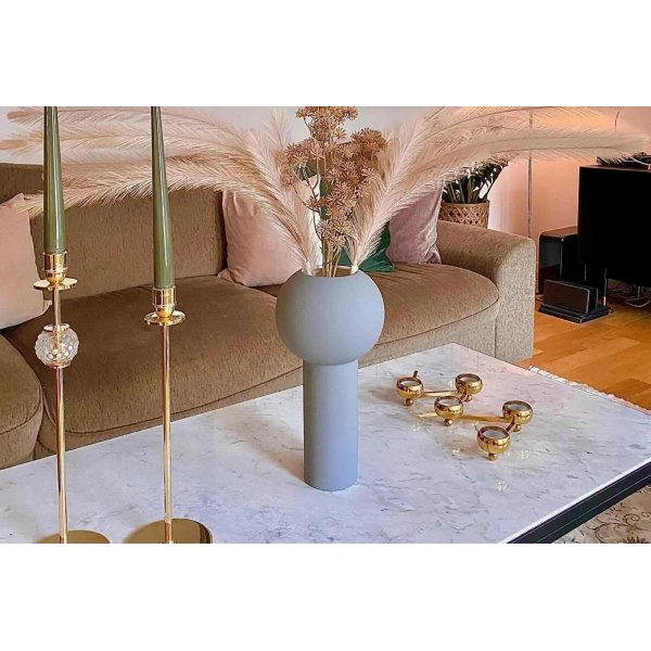 Glimmervase - Grau Glimmervase - Grau