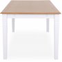 Nidingen weier Esstisch 140x90 cm mit Platte aus Eichenfurnier