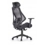 Brostuhl Terry - Schwarz/Grau + Fleckentferner fr Mbel