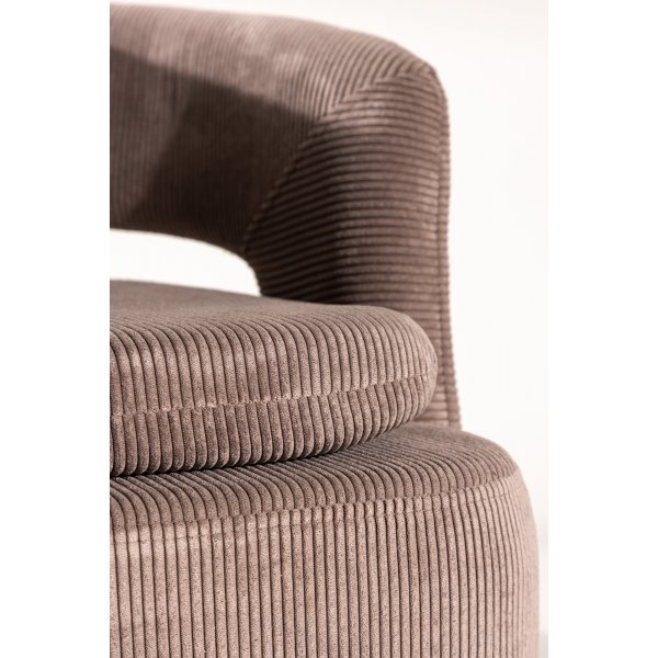 Lorbeer-Sessel - Brauner Cord Lorbeer-Sessel - Brauner Cord