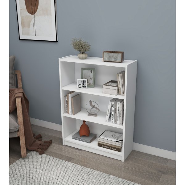 Bücherregal für den Urlaub - Weiß Bücherregal für den Urlaub - Weiß