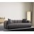 Puffy 3-Sitzer-Sofa - Anthrazit