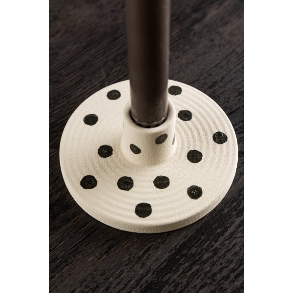 Bette Kerzenständer 12 x 5 cm - Schwarz/Weiß Bette Kerzenständer 12 x 5 cm - Schwarz/Weiß