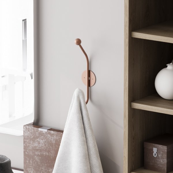 Nashorn-Kleiderbügel - Kupfer Nashorn-Kleiderbügel - Kupfer