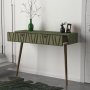 Forest Relief Tisch 120x 35 cm - Nussbaum/Dunkelgrn