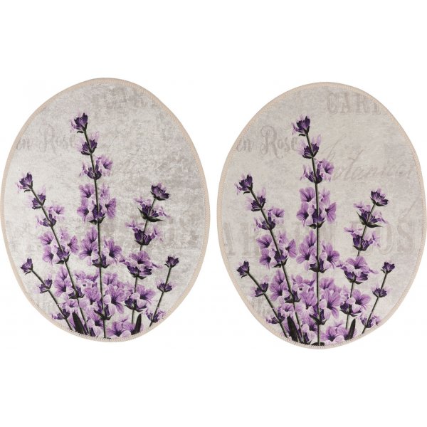 Badezimmerteppich lavendel