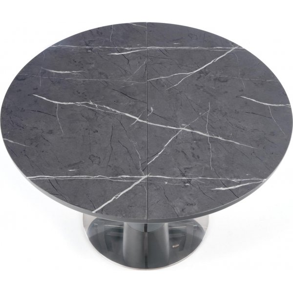 Market Esstisch 120-160 cm - Grauer Marmor/Dunkelgrau Market Esstisch 120-160 cm - Grauer Marmor/Dunkelgrau